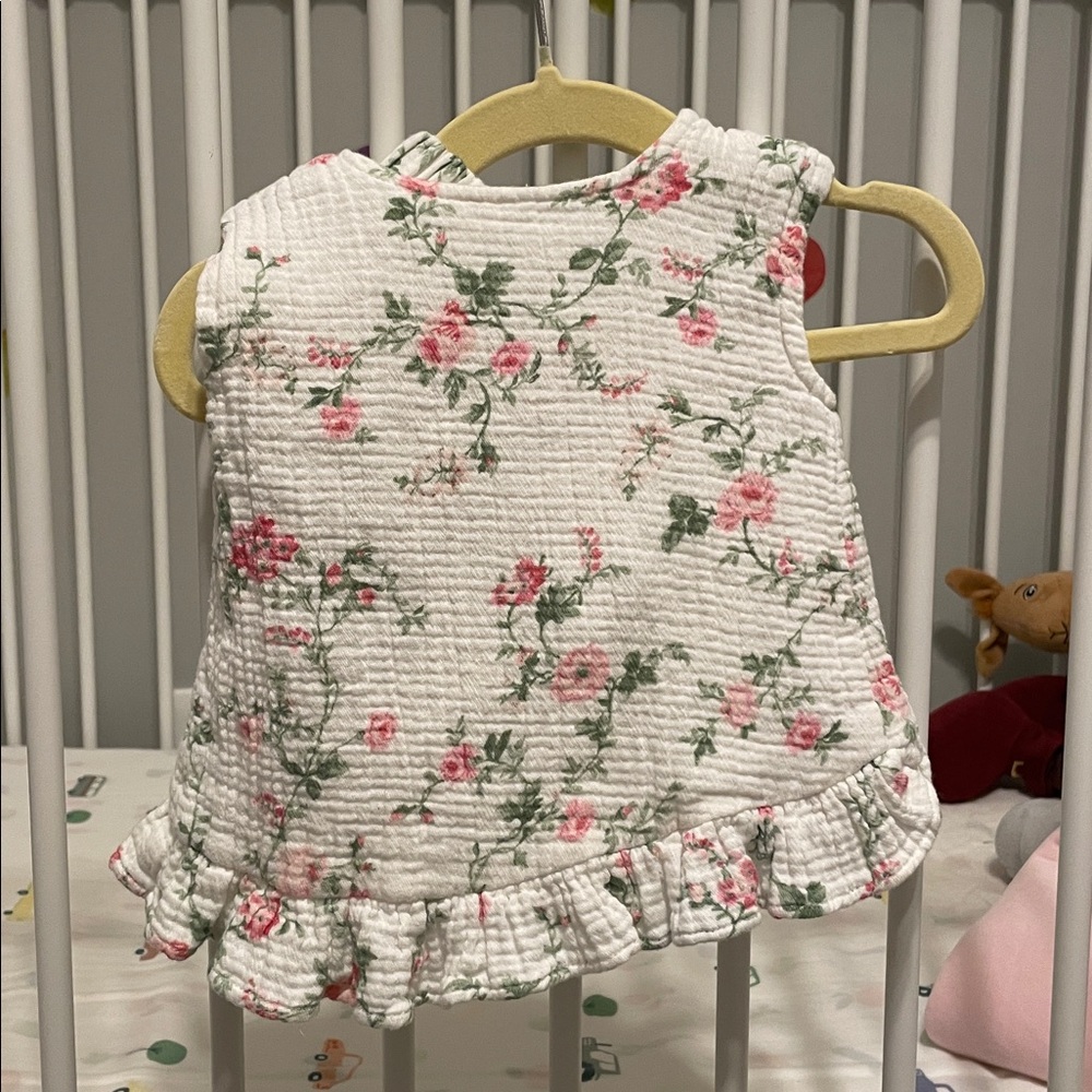 Floral Kids Matching Set - Pink and White